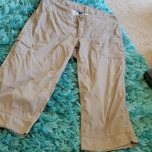 women's sz 8 the North face capri nylon pant